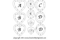 3D Heart Template | Heart Pop Up Card, Pop Up Card Templates Regarding Printable Pop Out Heart Card Template