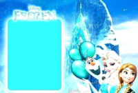 40 Online Frozen Birthday Invitation Template Download For Intended For Frozen Birthday Card Template
