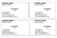 44+ Free Blank Business Card Templates Ai, Word, Psd In Word Template For Business Cards Free
