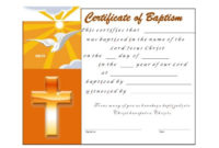 47 Baptism Certificate Templates (Free) Printable Templates Inside Roman Catholic Baptism Certificate Template