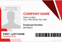 5 Best Employee Id Card Format In Word | Microsoft Word Id Inside Sample Of Id Card Template