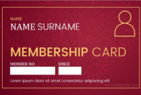 5 Best Membership Id Badge Templates For Ms Word | Microsoft Regarding Gym Membership Card Template
