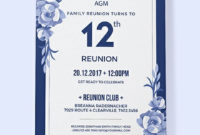 5+ Free Reunion Invitation Templates Pdf | Word (Doc Inside 11+ Reunion Invitation Card Templates
