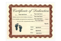 50 Free Baby Dedication Certificate Templates Printable In Baby Dedication Certificate Template