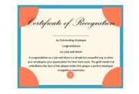 50 Free Certificate Of Recognition Templates Printable Intended For Sample Certificate Of Recognition Template