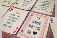 52 Things I Love About You Alicia In A Small Town For 52 Things I Love About You Deck Of Cards Template