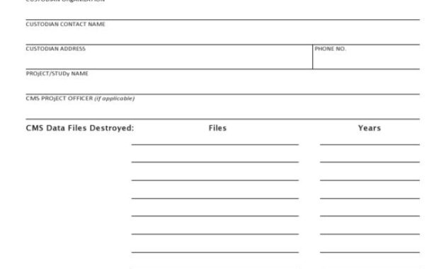 52 Useful Certificates Of Destruction (&amp; Examples Within Certificate Of Destruction Template