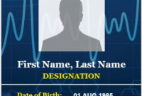 6 Best Medical Staff Id Card Templates Ms Word | Microsoft Intended For Hospital Id Card Template