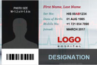 6 Best Medical Staff Id Card Templates Ms Word | Microsoft Throughout Best Doctor Id Card Template