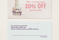 6+ Referral Coupon Designs &amp;amp; Templates Psd, Ai, Indesign Intended For Printable Referral Card Template Free
