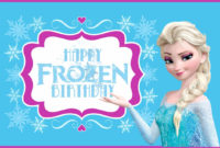 7 Best Disney Frozen Printable Birthday Cards Printablee In Printable Frozen Birthday Card Template