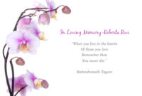 7 Best Printable Memorial Card Templates Printablee Within Remembrance Cards Template Free