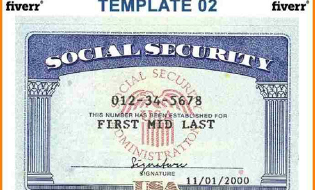 7+ Blank Social Security Card Template Download | Timesheet Pertaining To 11+ Ss Card Template