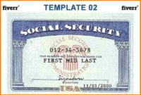 7+ Blank Social Security Card Template Download | Timesheet Within Blank Social Security Card Template Download
