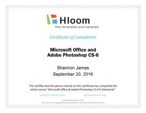 7 Certificates Of Completion Templates [Free Download] | Hloom Intended For Quality Class Completion Certificate Template