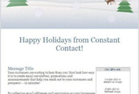 7 Email Templates To Drive Results This Holiday Season Throughout Holiday Card Email Template