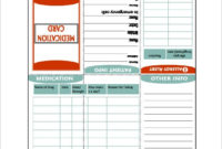 7+ Medication Card Templates Doc, Pdf | Free & Premium Throughout Printable Med Card Template