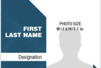 8 Best Professional Design Vertical Id Card Templates Regarding Portrait Id Card Template