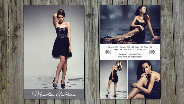 8+ Comp Card Templates Free Sample, Example, Format For Best Model Comp Card Template Free