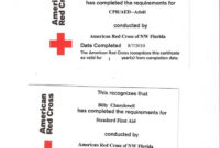 8 Printable H2S Certification Card Template Pdf With Cpr Inside Cpr Card Template