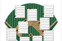 9+ Baseball Line Up Card Templates Doc, Pdf, Psd, Eps Inside Dugout Lineup Card Template