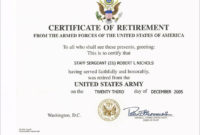 9+ Retirement Certificate Templates Doc, Pdf | Free For Retirement Certificate Template