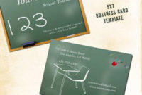 94 Free Printable Teacher Business Card Template Free Pertaining To Free Business Cards For Teachers Templates Free