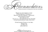 Accommodations Card, Wedding Accommodations, Hotel Wedding Regarding Best Wedding Hotel Information Card Template