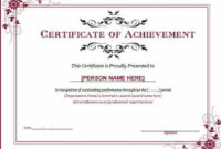 Achievement Award | Free Certificate Templates, Certificate With Regard To Free Certificate Templates For Word 2007