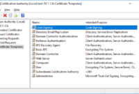Active Directory Certificate Services Powershell For With Regard To Best Active Directory Certificate Templates