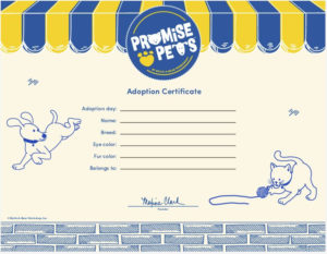Adoption Certificate Within Build A Bear Birth Certificate Template