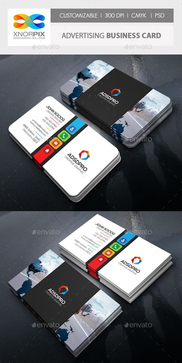 Advertising Business Card | Business Cards Creative Pertaining To Best Advertising Card Template
