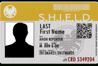 Agent'S Of S.h.i.e.l.d. Id Cardsanchez2007 On Deviantart With Regard To Quality Shield Id Card Template