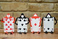 Alice In Wonderland Crafts Card Soldiers Red Ted Art Within 11+ Alice In Wonderland Card Soldiers Template