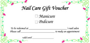 Always A Good Idea! | Gift Certificate Template Word, Gift In Professional Nail Gift Certificate Template Free