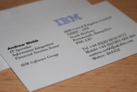 Andrew Webb Business Card Design Review | Idéer Pertaining To Ibm Business Card Template