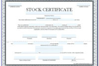 Australian Company Share Certificate Template | Vincegray2014 Inside Share Certificate Template Australia