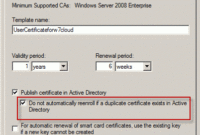 Auto Enrollment Of User Certificate In Active Directory For Best Active Directory Certificate Templates