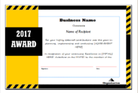 Award Certificate Sample Template For Ms Word | Document Hub Pertaining To Sample Award Certificates Templates