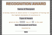Award Certificate Template | Award Certificates, Award With Printable Sample Award Certificates Templates