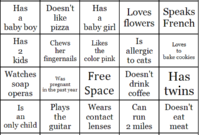 Baby Shower Ice Breaker Bingo Cards | Jackson Song, Human Within Quality Ice Breaker Bingo Card Template