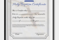 Baptism Certificate 19+ Free Word, Pdf Documents Download Regarding Christian Baptism Certificate Template