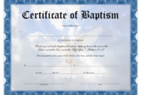 Baptism Certificate Free Printable Allfreeprintable Inside Quality Baptism Certificate Template Download