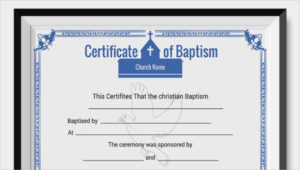 Baptism Certificate Template 15+ Free Pdf, Word Documents Regarding Quality Baptism Certificate Template Download