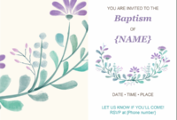 Baptism Invitation Inside Baptism Invitation Card Template
