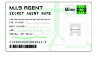 Bbc Cbbc Mi9 Secret Agent Id Card | Id Card Template With Regard To Spy Id Card Template