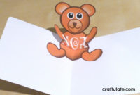 Bear Pop Up Card Tutorial | Craftulate With Teddy Bear Pop Up Card Template Free