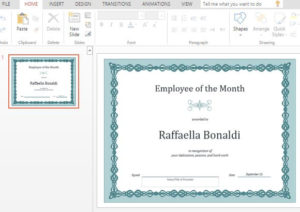 Best Certificate Templates For Powerpoint With Regard To Quality Powerpoint Award Certificate Template