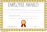 Best Employee Certificate Template 5 In 2020 | Employee For Good Job Certificate Template
