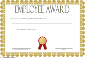 Best Employee Certificate Template 5 In 2020 | Employee For Good Job Certificate Template